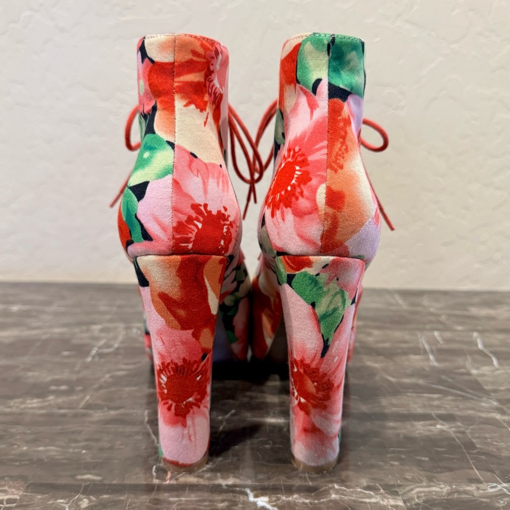 Jeffrey Campbell Lita Flower Platform Booties - Picture 8 of 13